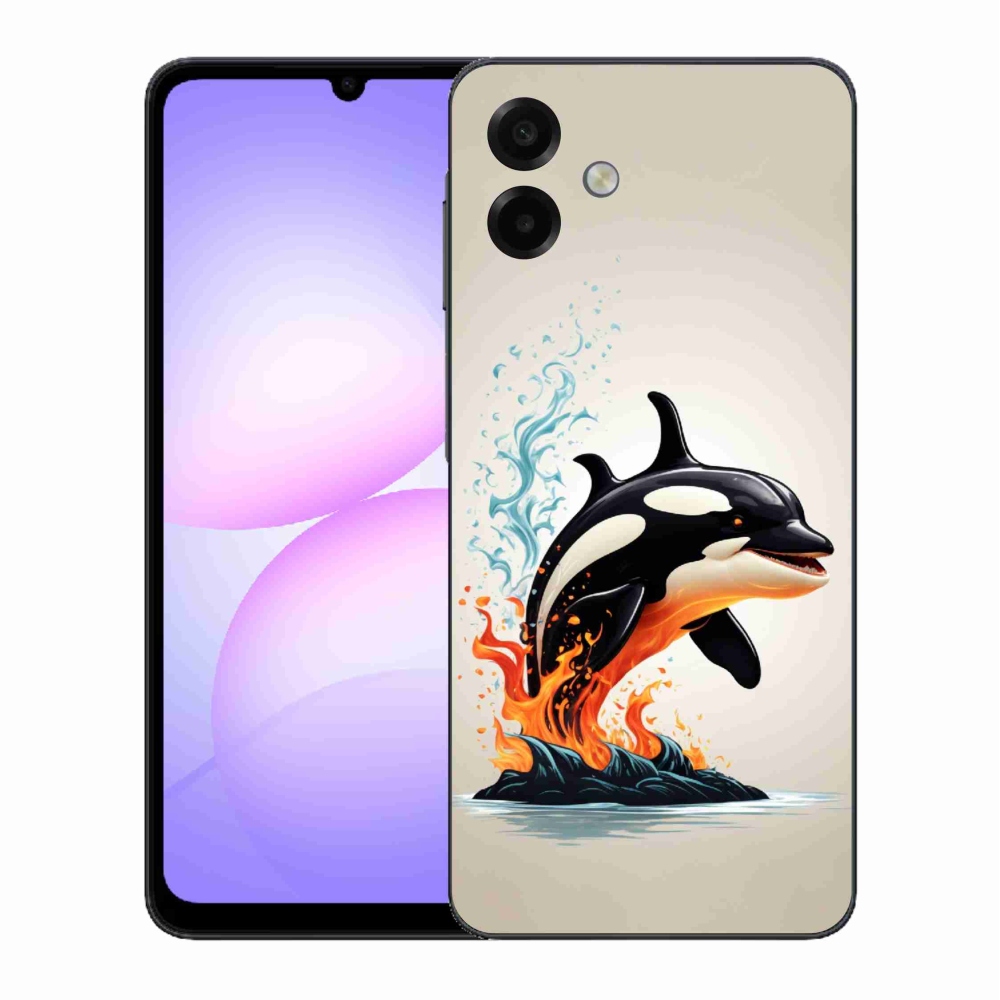 Gelový kryt mmCase na Samsung Galaxy A07 4G - kosatka