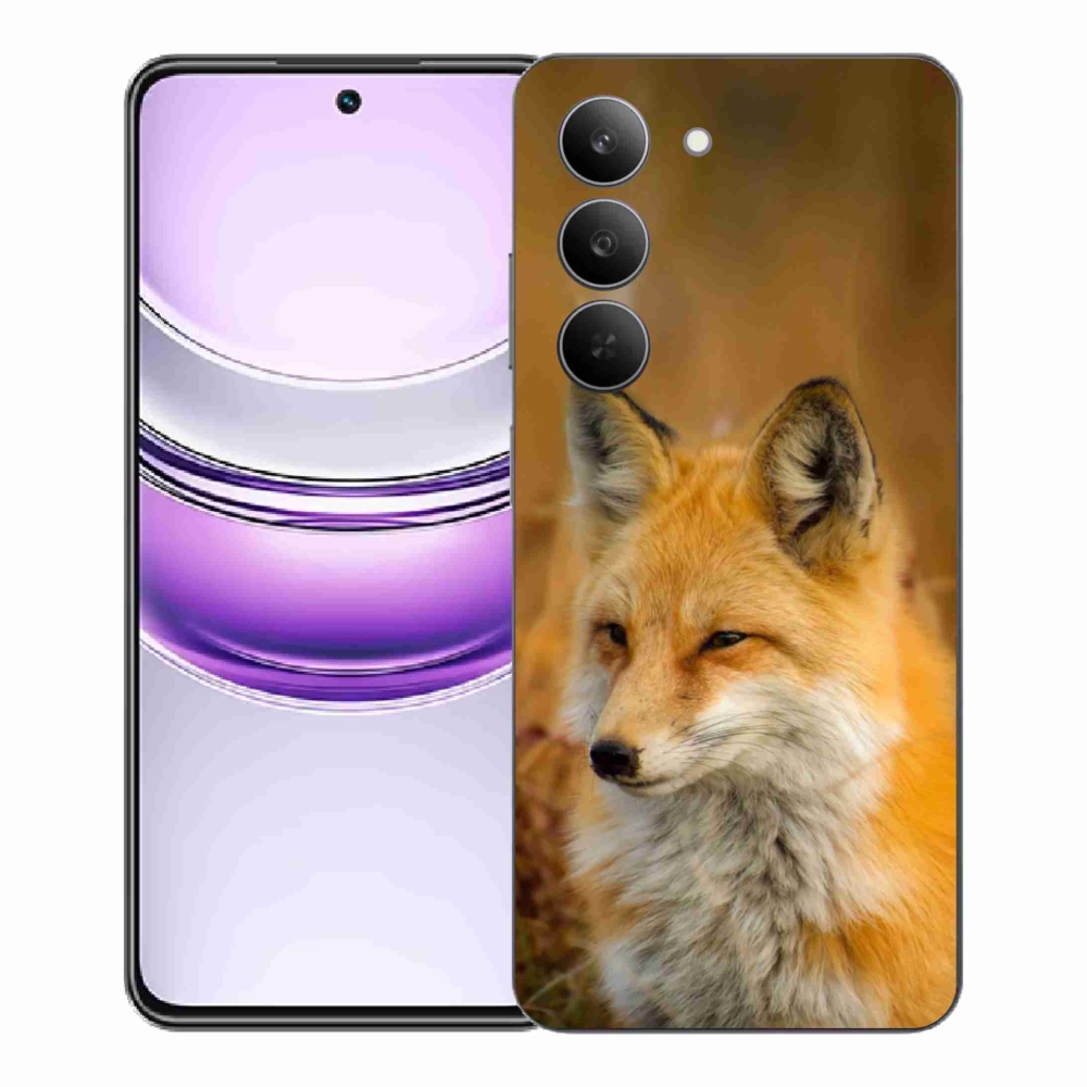 Gelový kryt mmCase na Realme 14x 5G - liška