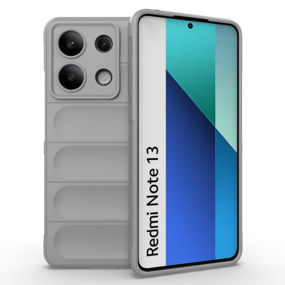 Rugg odolný gelový obal na Xiaomi Redmi Note 13 - světlešedý