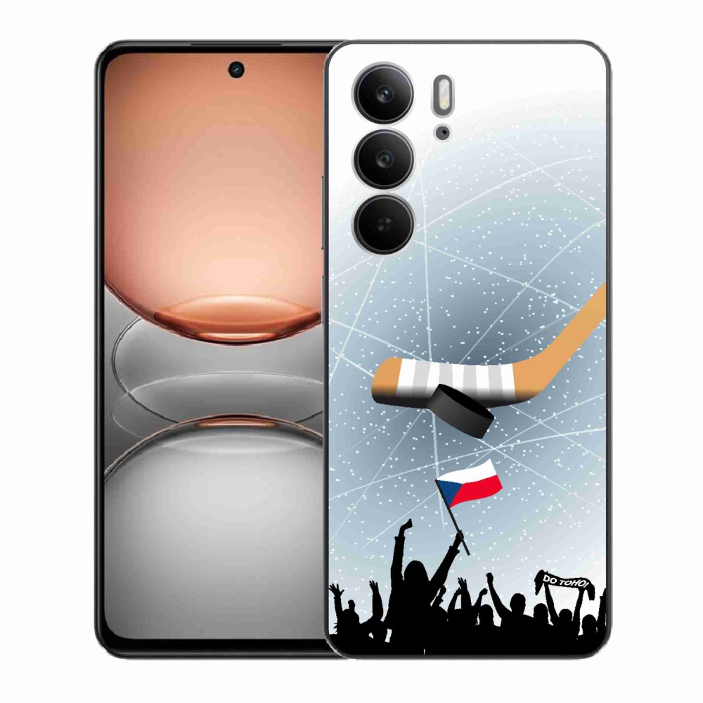 Gelový kryt mmCase na Realme C75 - fanoušci hokeje
