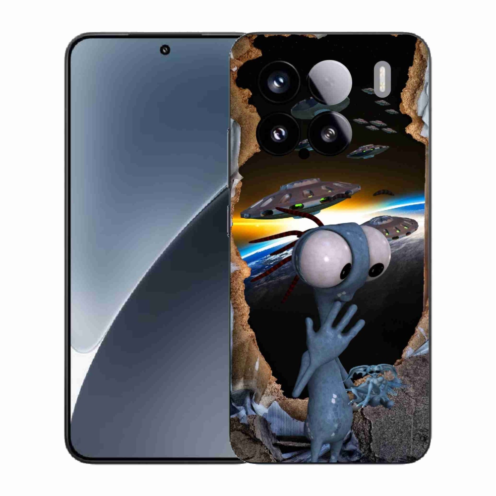 Gelový kryt mmCase na Xiaomi 15 - mimozemšťan