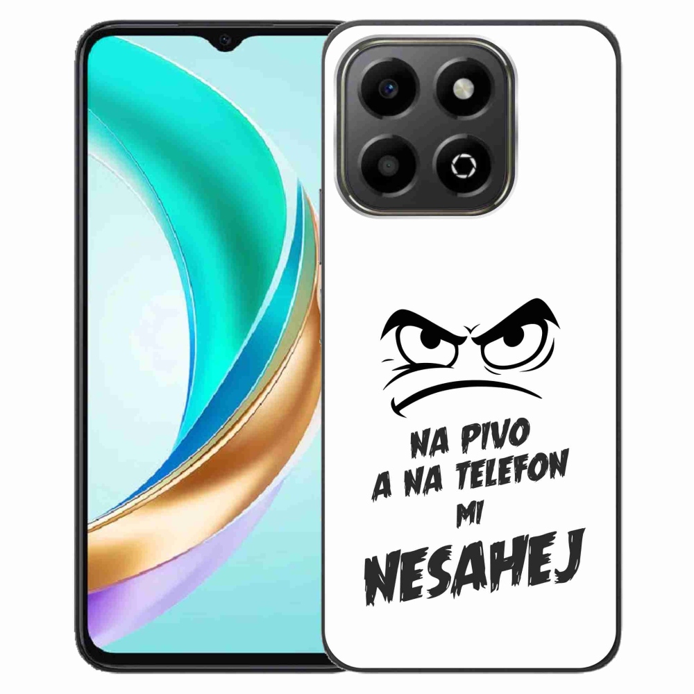 Gelový kryt mmCase na Honor X6b - pivní motiv 2 bílé pozadí