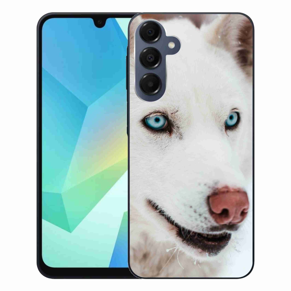 Gelový obal mmCase na Samsung Galaxy A16 4G/5G - psí pohled