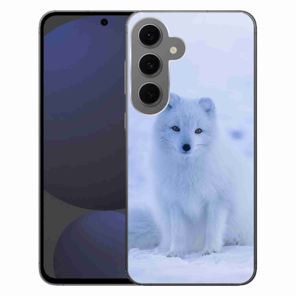 Gelový kryt mmCase na Samsung Galaxy S24 FE - polární liška
