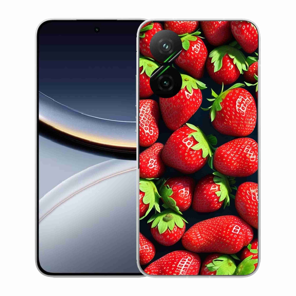 Gelový kryt mmCase na Xiaomi Poco F7 5G - jahody