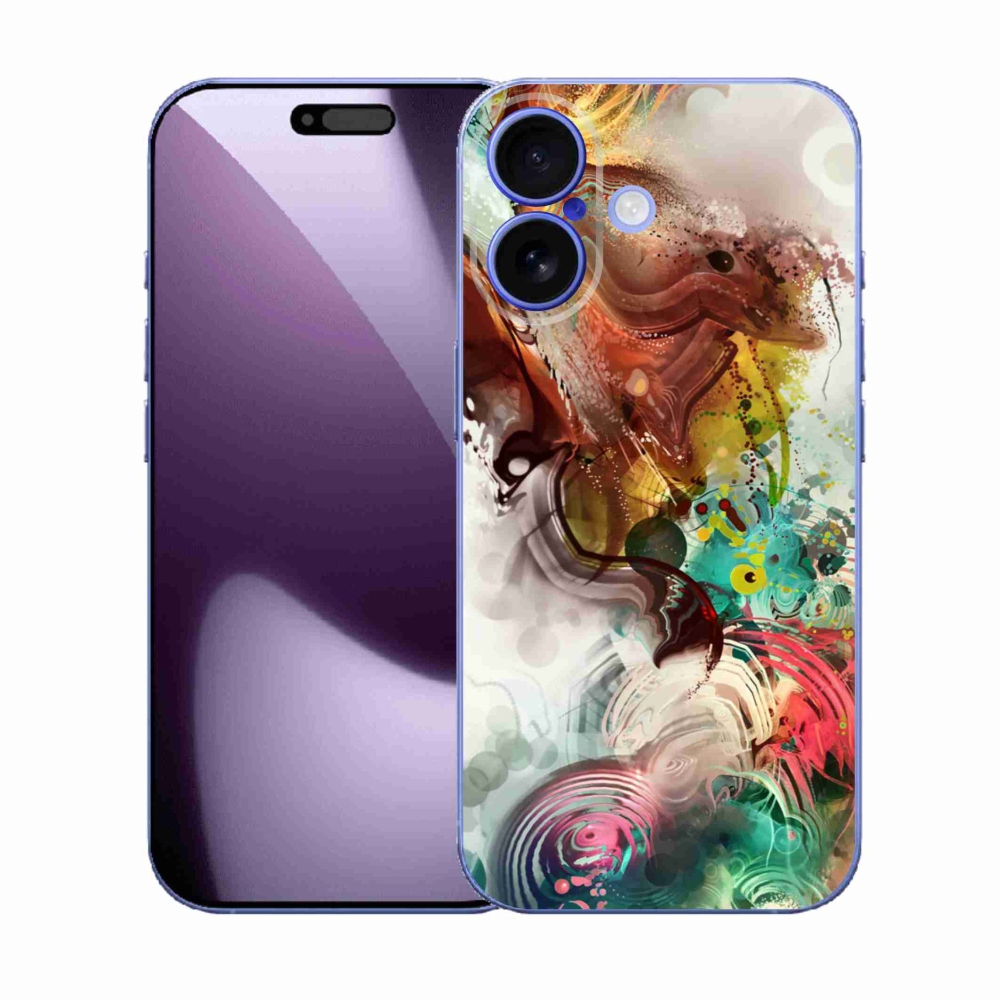 Gelový kryt mmCase na iPhone 17 - abstrakt 1