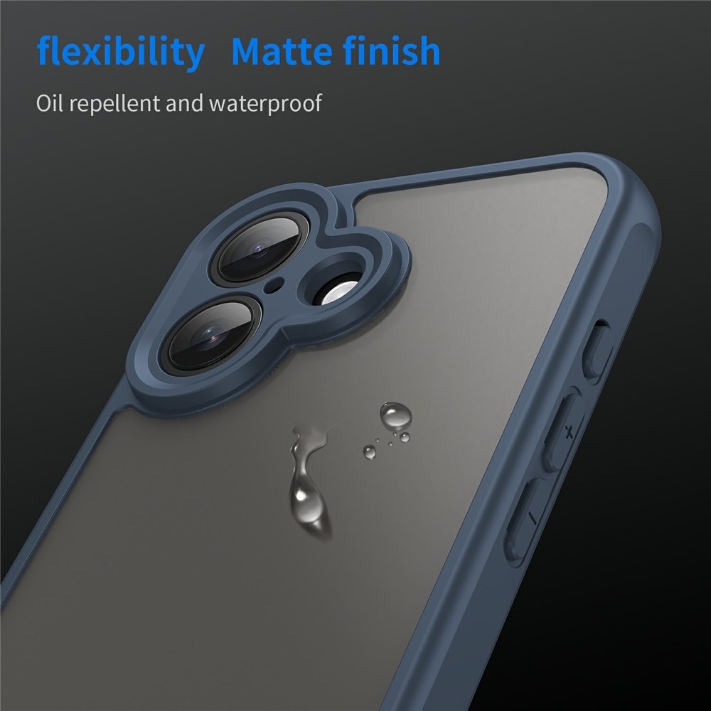 Proof gelový obal s pevnými zády na iPhone 17 - modrý
