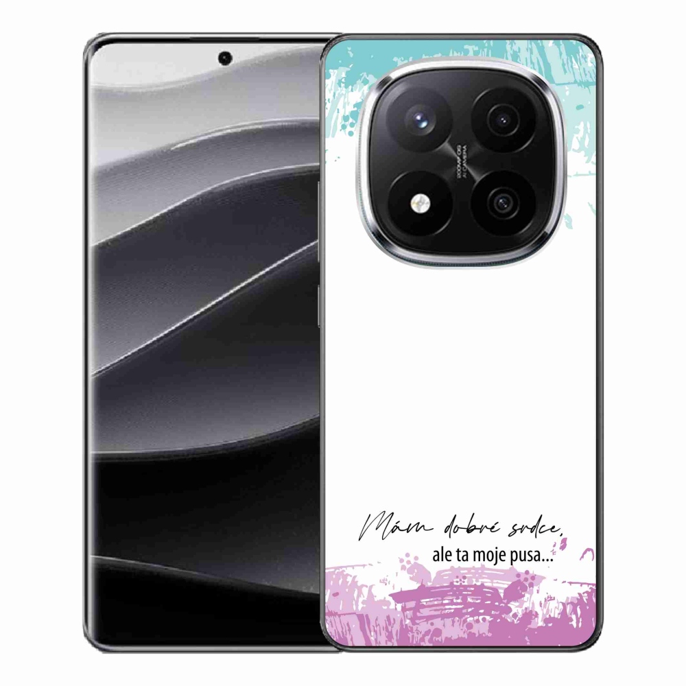 Gelový kryt mmCase na Xiaomi Redmi Note 14 Pro+ 5G - vtipný text 3 bílé pozadí
