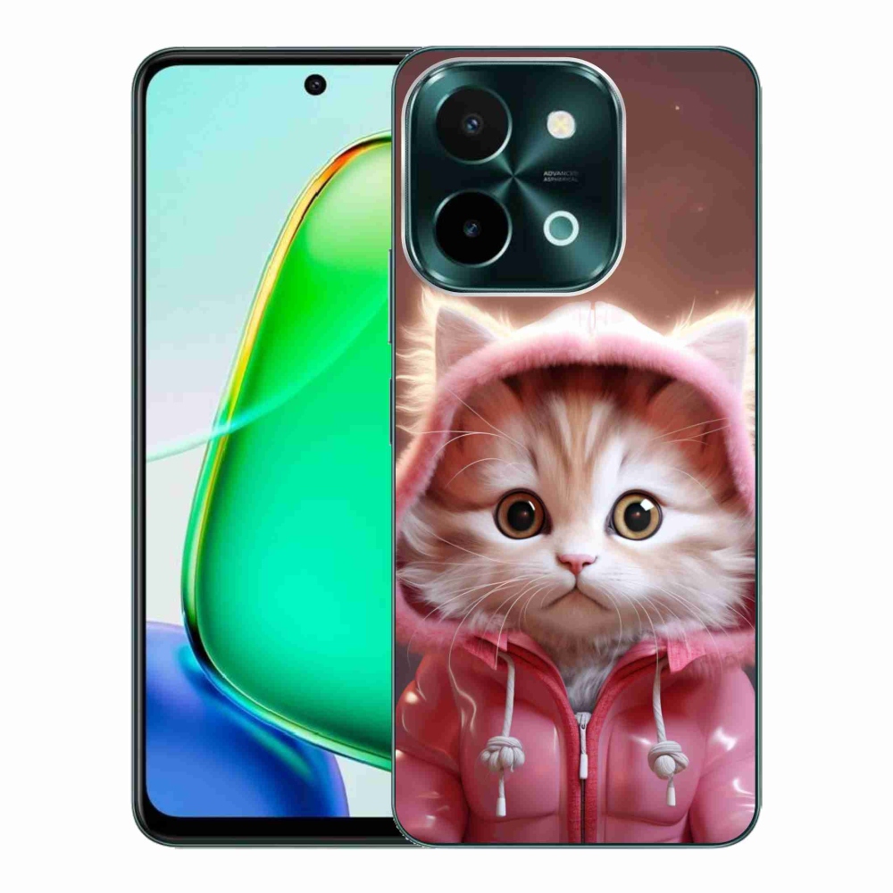Gelový kryt mmCase na Vivo Y28 - roztomilé kotě 3