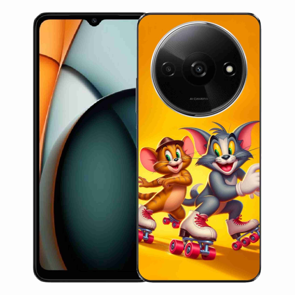 Gelový kryt mmCase na Xiaomi Redmi A3  - tom a jerry