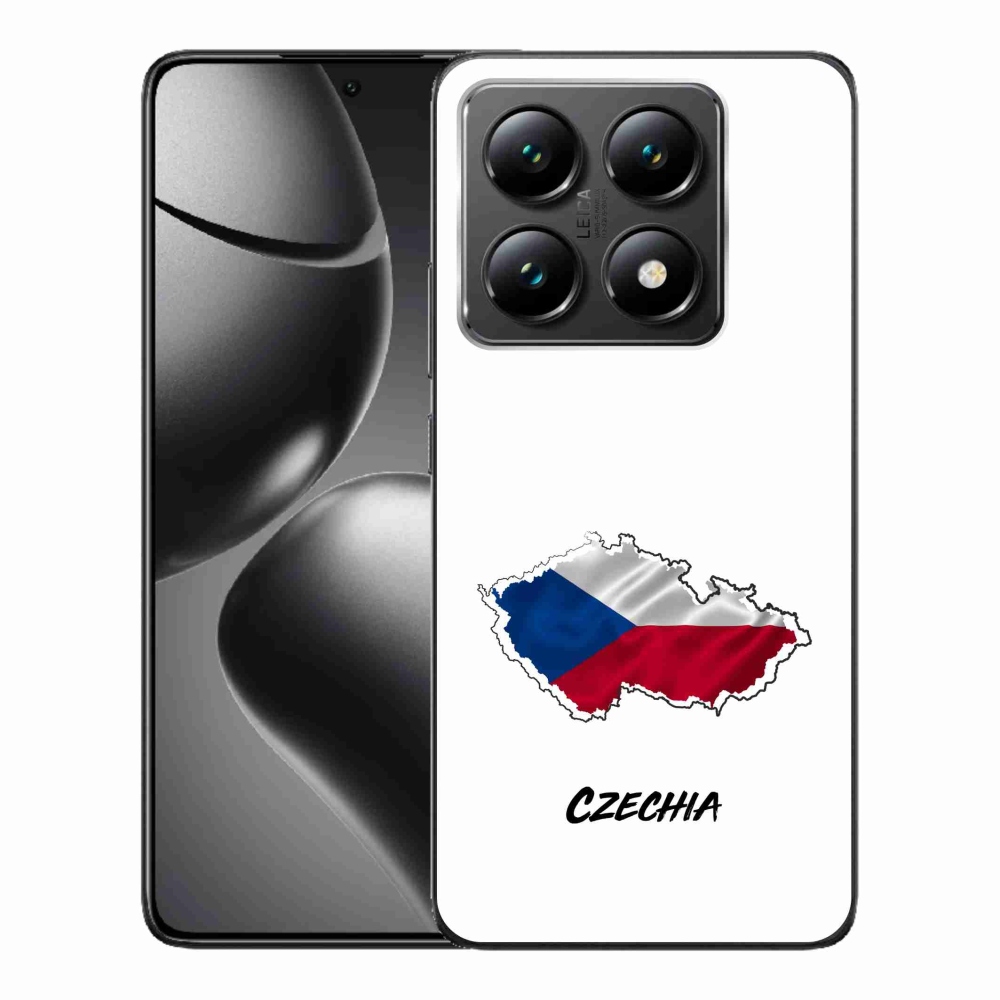 Gelový kryt mmCase na Xiaomi 14T - Czechia bílé pozadí
