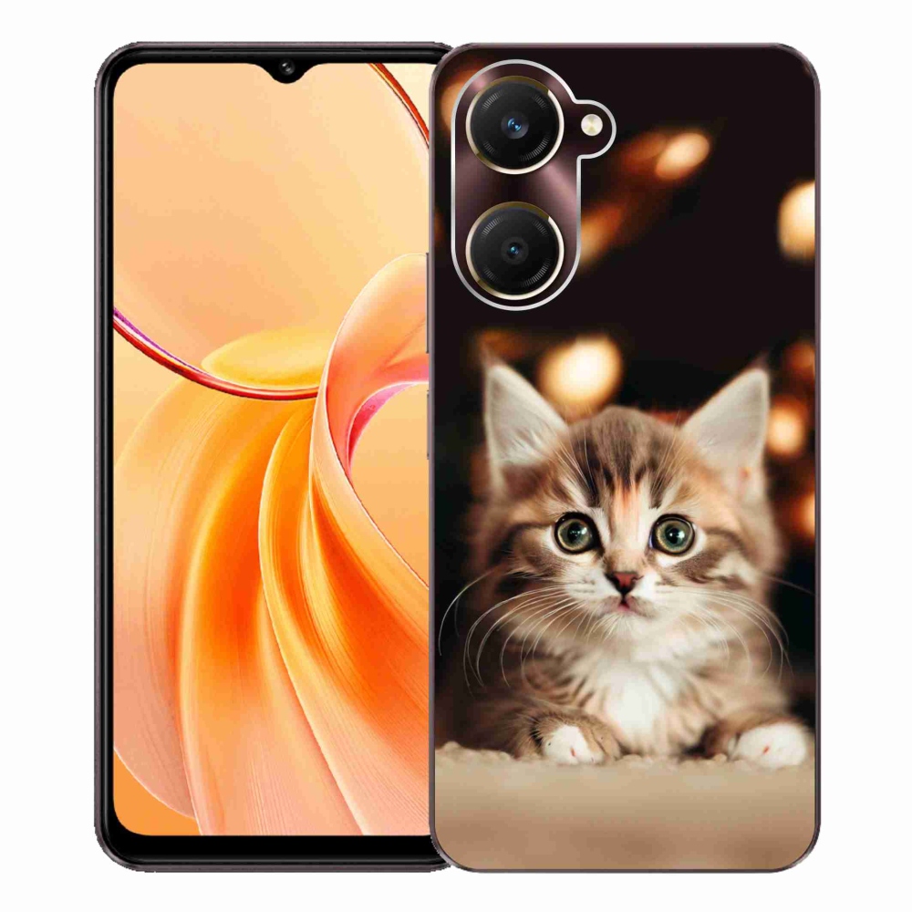 Gelový kryt mmCase na Vivo Y28s 5G - roztomilé kotě 2