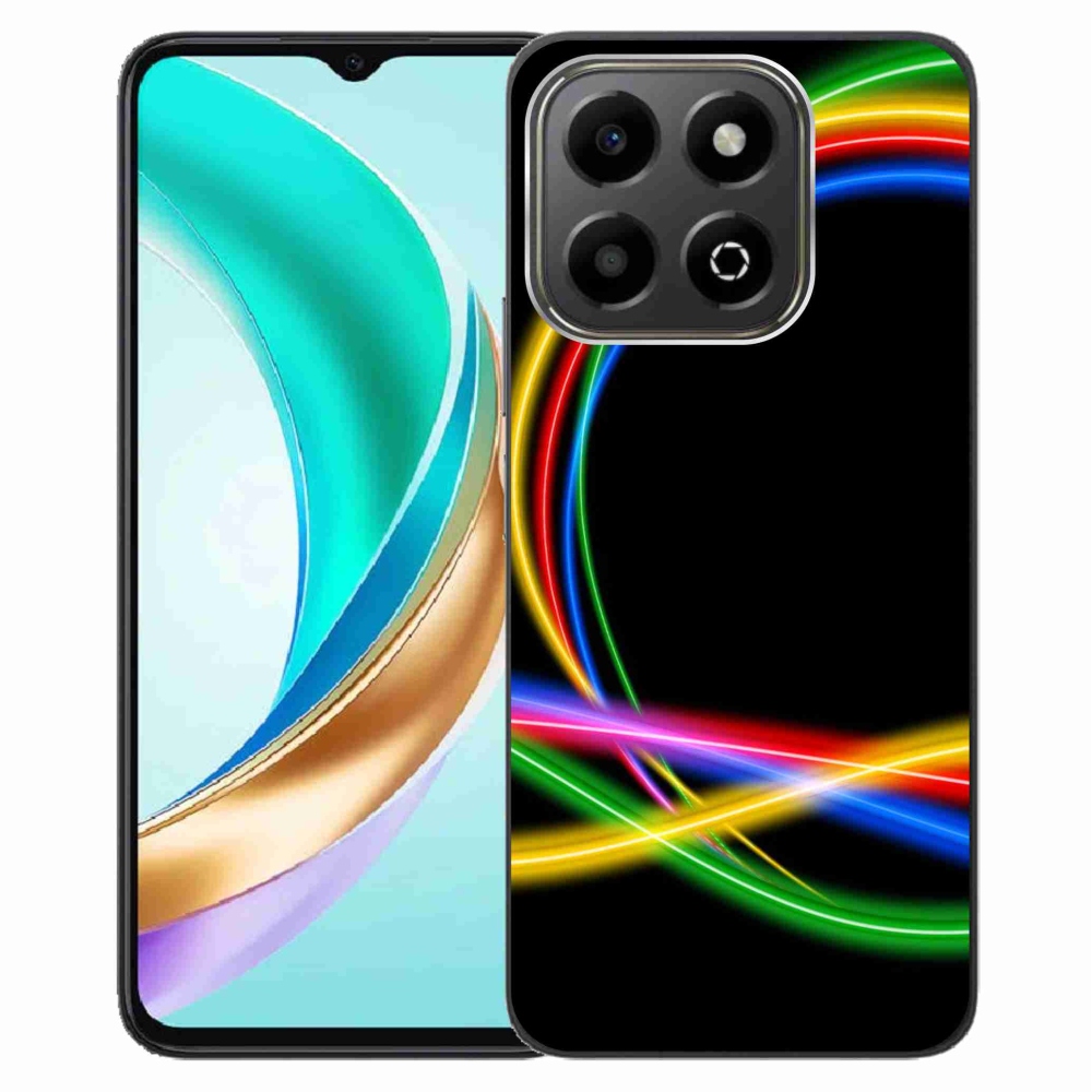 Gelový kryt mmCase na Honor X6b - neonové kruhy