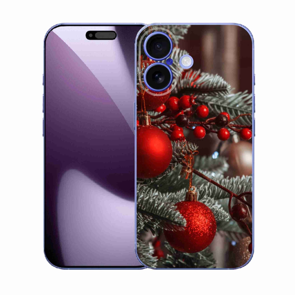Gelový kryt mmCase na iPhone 17 - vánoční ozdoby 2