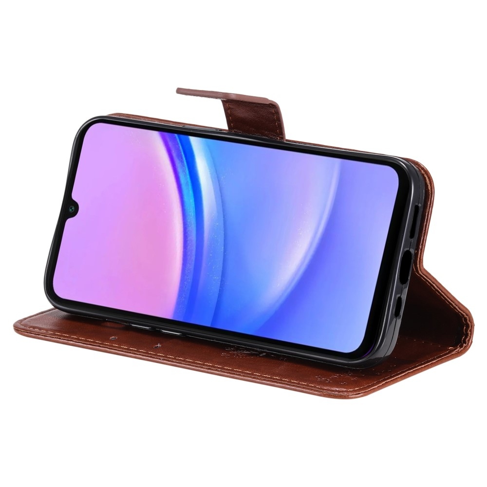Trees knížkové pouzdro na Samsung Galaxy A16 4G/5G/A26 5G - hnědé