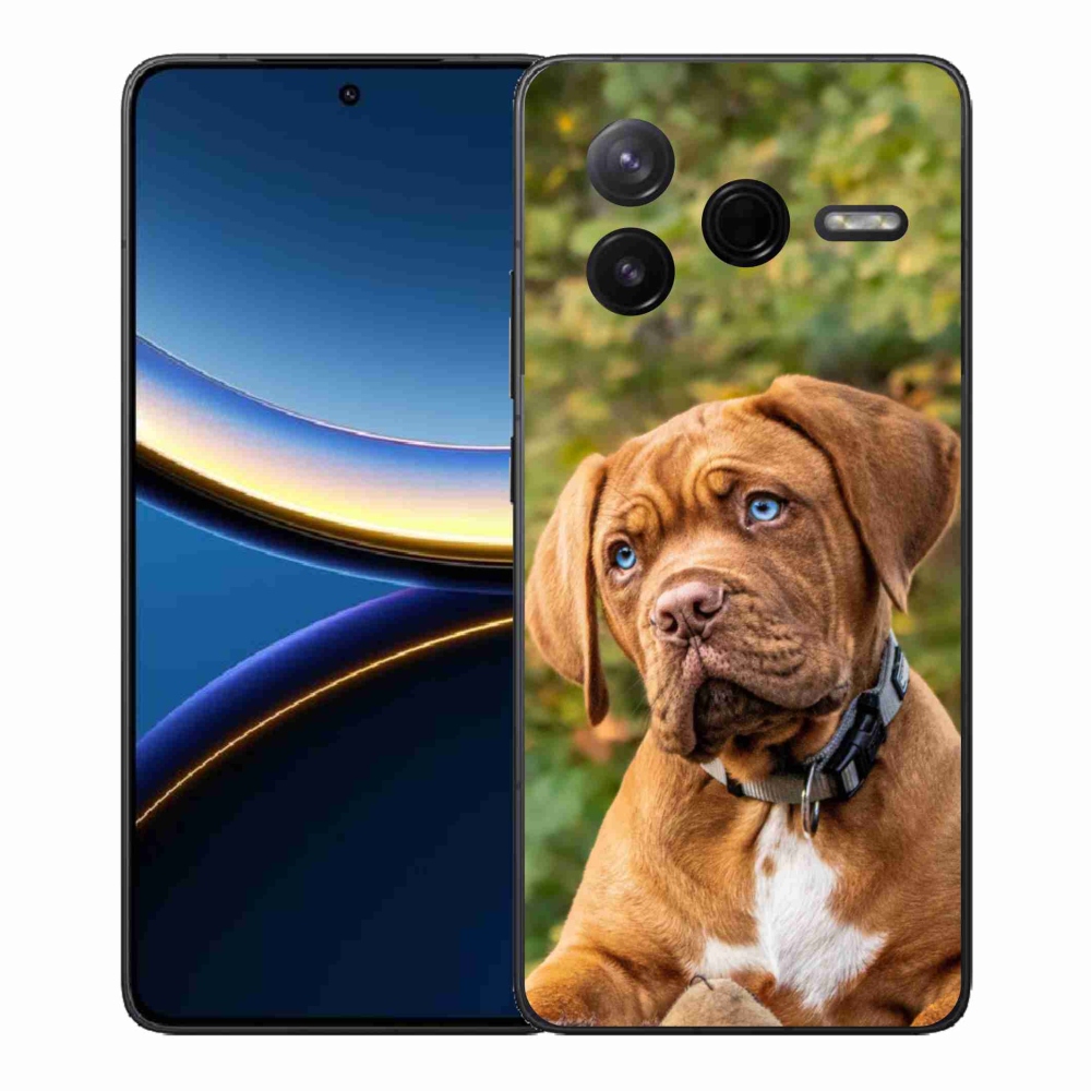 Gelový kryt mmCase na Xiaomi Poco F7 Pro - štěně 