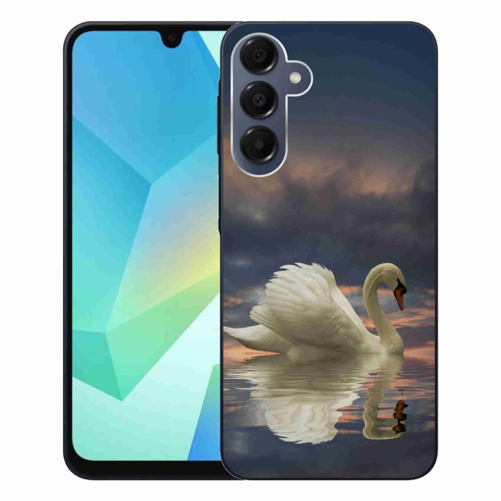 Gelový kryt mmCase na Samsung Galaxy A16 4G/5G - labuť