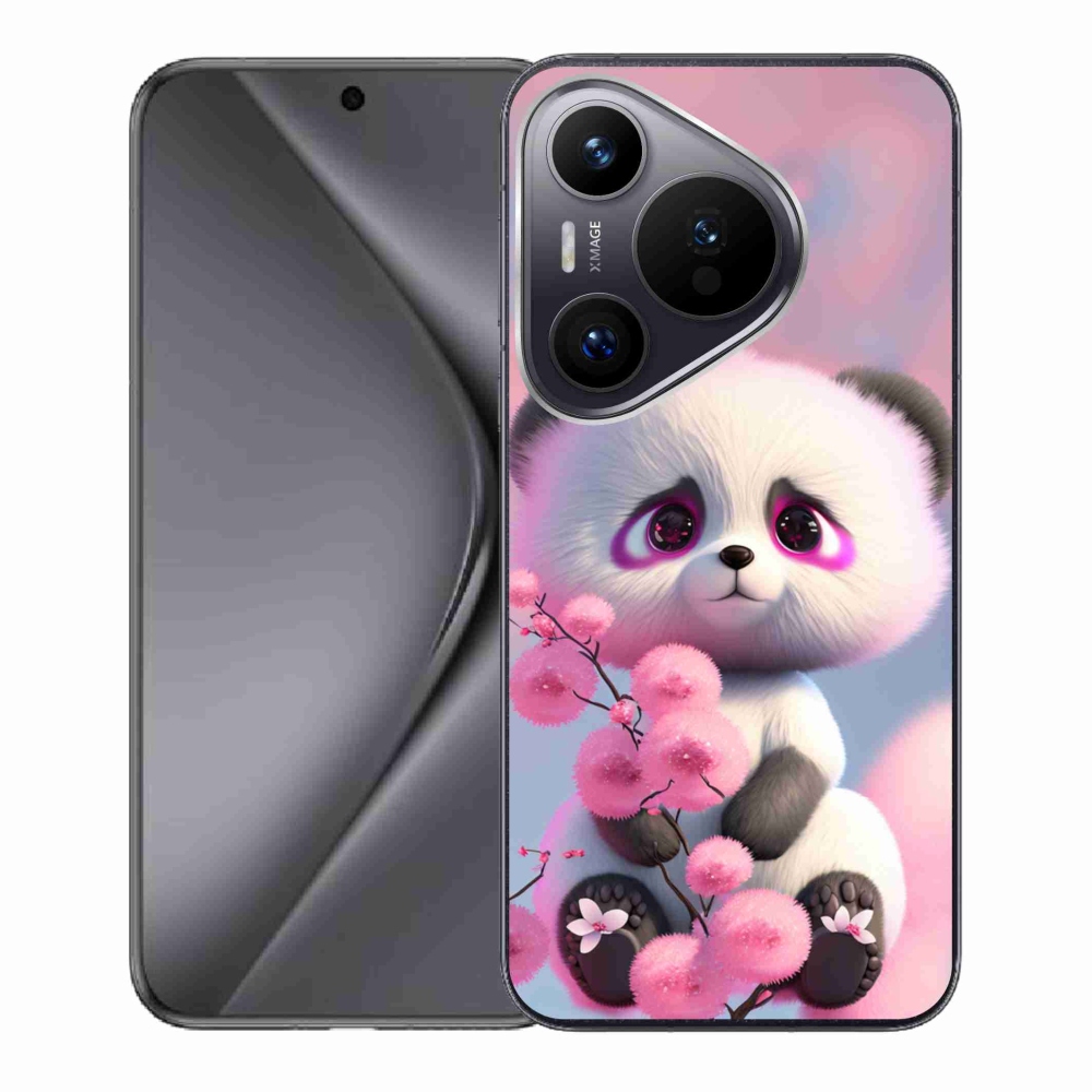Gelový kryt mmCase na Huawei Pura 70 - roztomilá panda 1