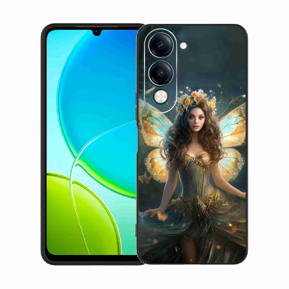 Gelový kryt mmCase na Vivo Y29s 5G - motýlí žena