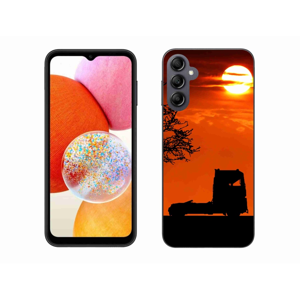 Gelový kryt mmCase na Samsung Galaxy A14 4G/5G - kamion 3
