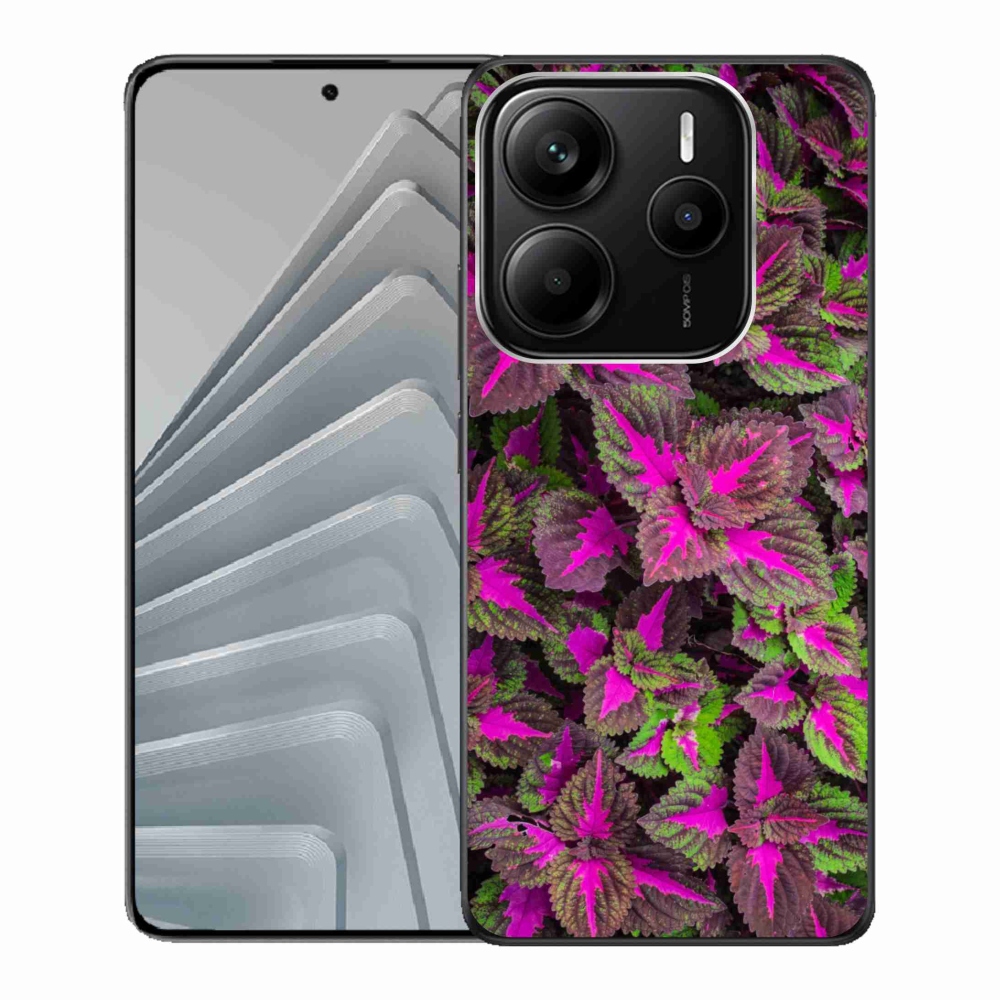 Gelový kryt mmCase na Xiaomi Redmi Note 14 5G - květiny 10