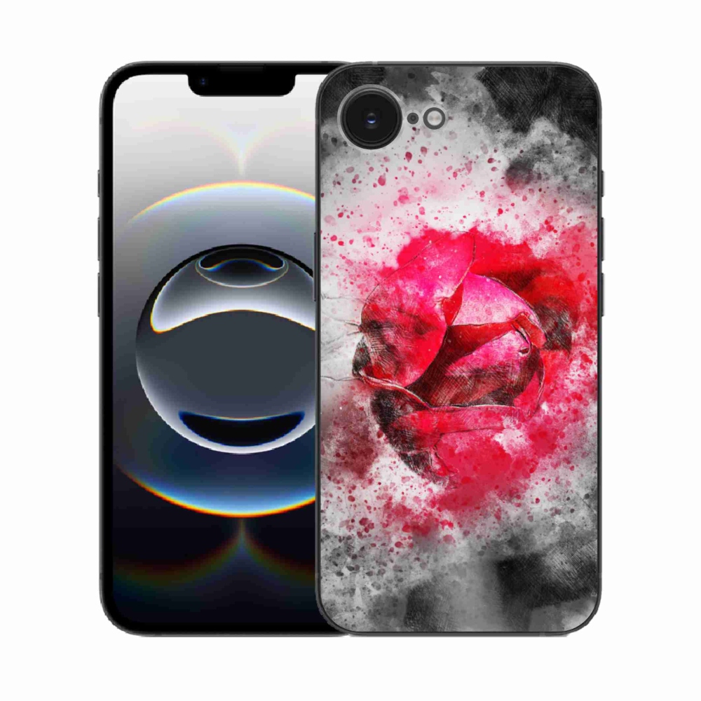 Gelový kryt mmCase na iPhone 16e - abstrakt 9