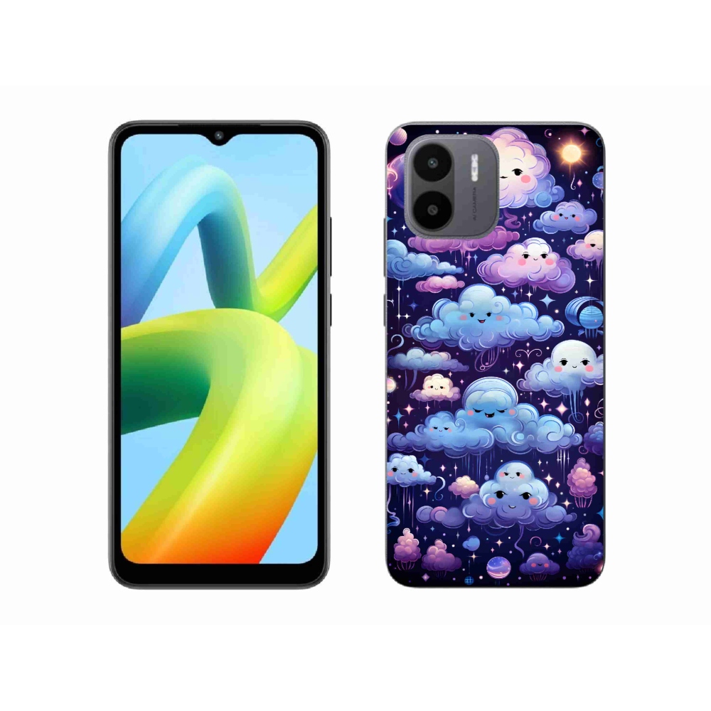 Gelový kryt mmCase na Xiaomi Redmi A1/Redmi A2 - mráčky