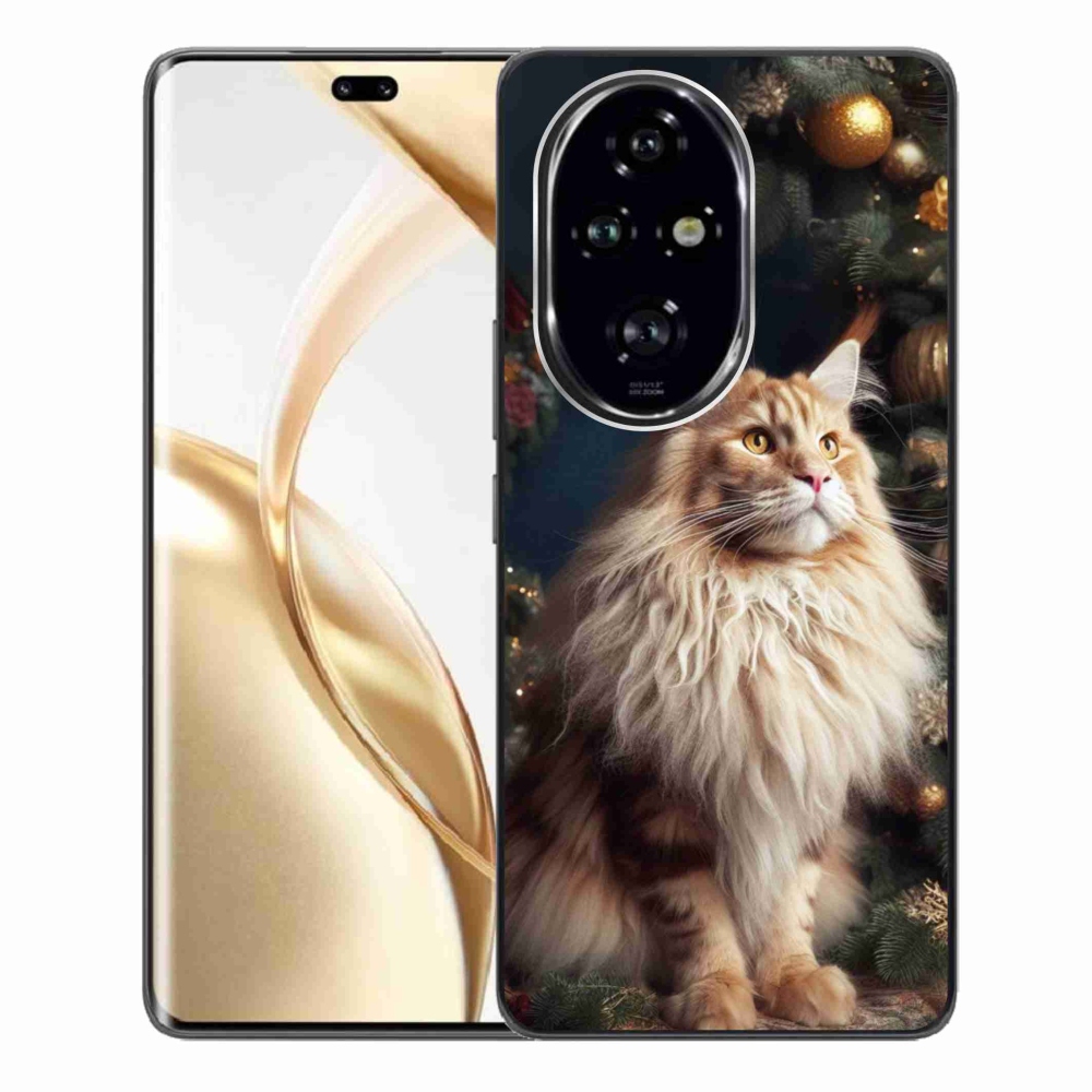 Gelový kryt mmCase na Honor 200 Pro 5G - kočka u stromku