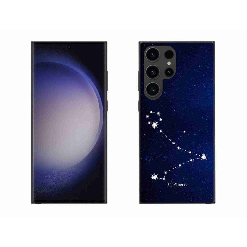 Gelový kryt mmCase na Samsung Galaxy S23 Ultra 5G - souhvězdí Ryby
