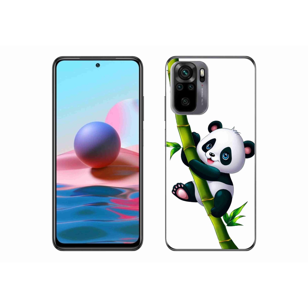 Gelový kryt mmCase na Xiaomi Poco M5s - panda na bambusu