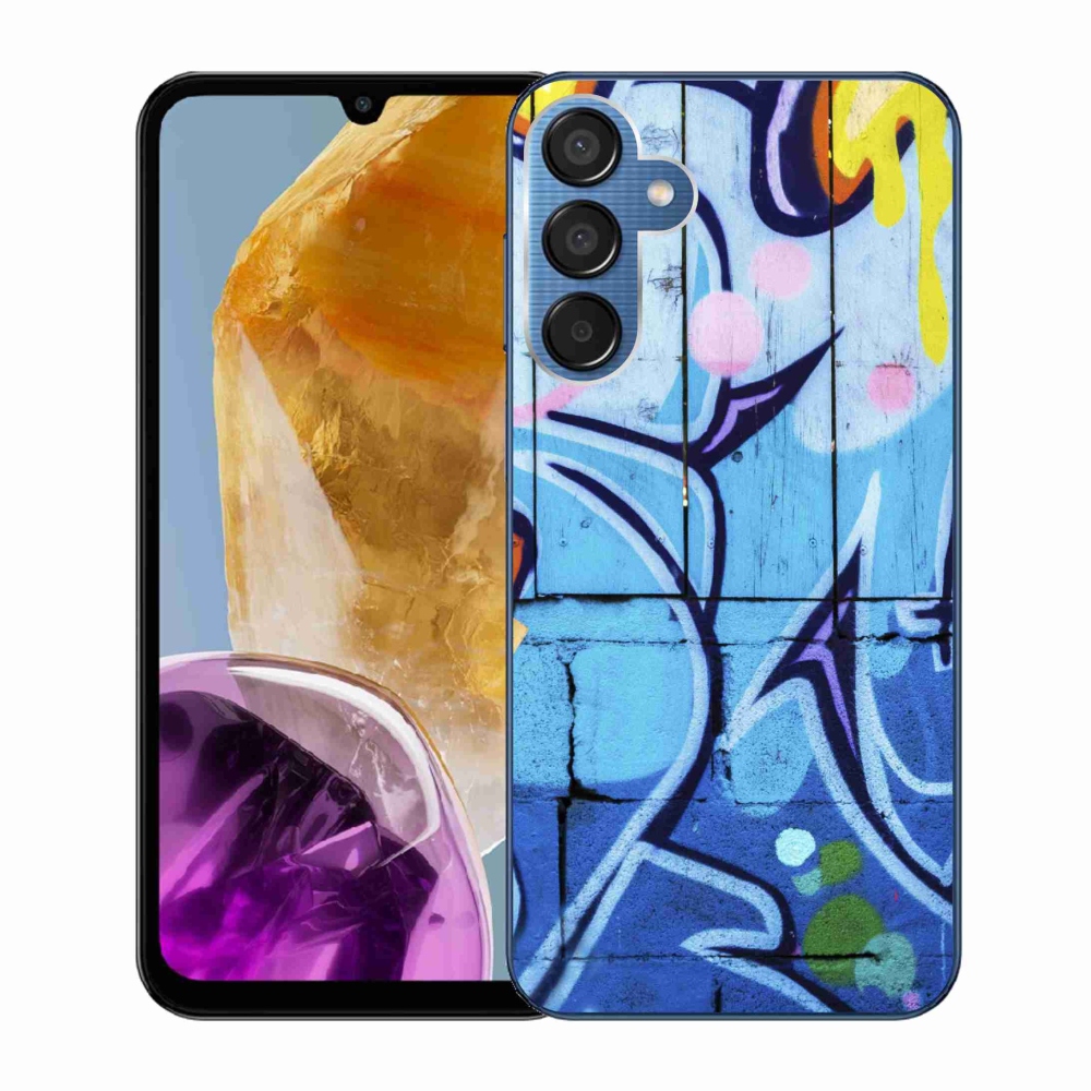 Gelový kryt mmCase na Samsung Galaxy M15 5G - graffiti