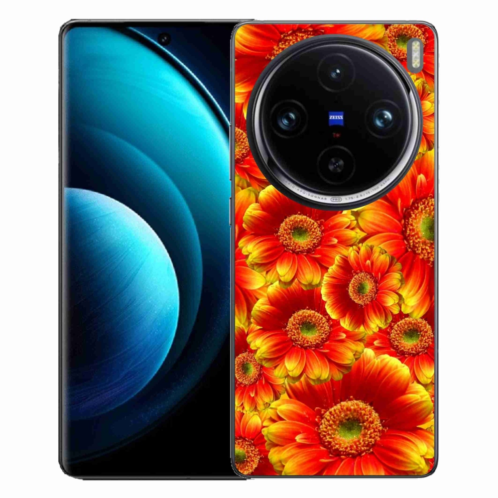 Gelový kryt mmCase na Vivo X100 Pro 5G - gerbera 1