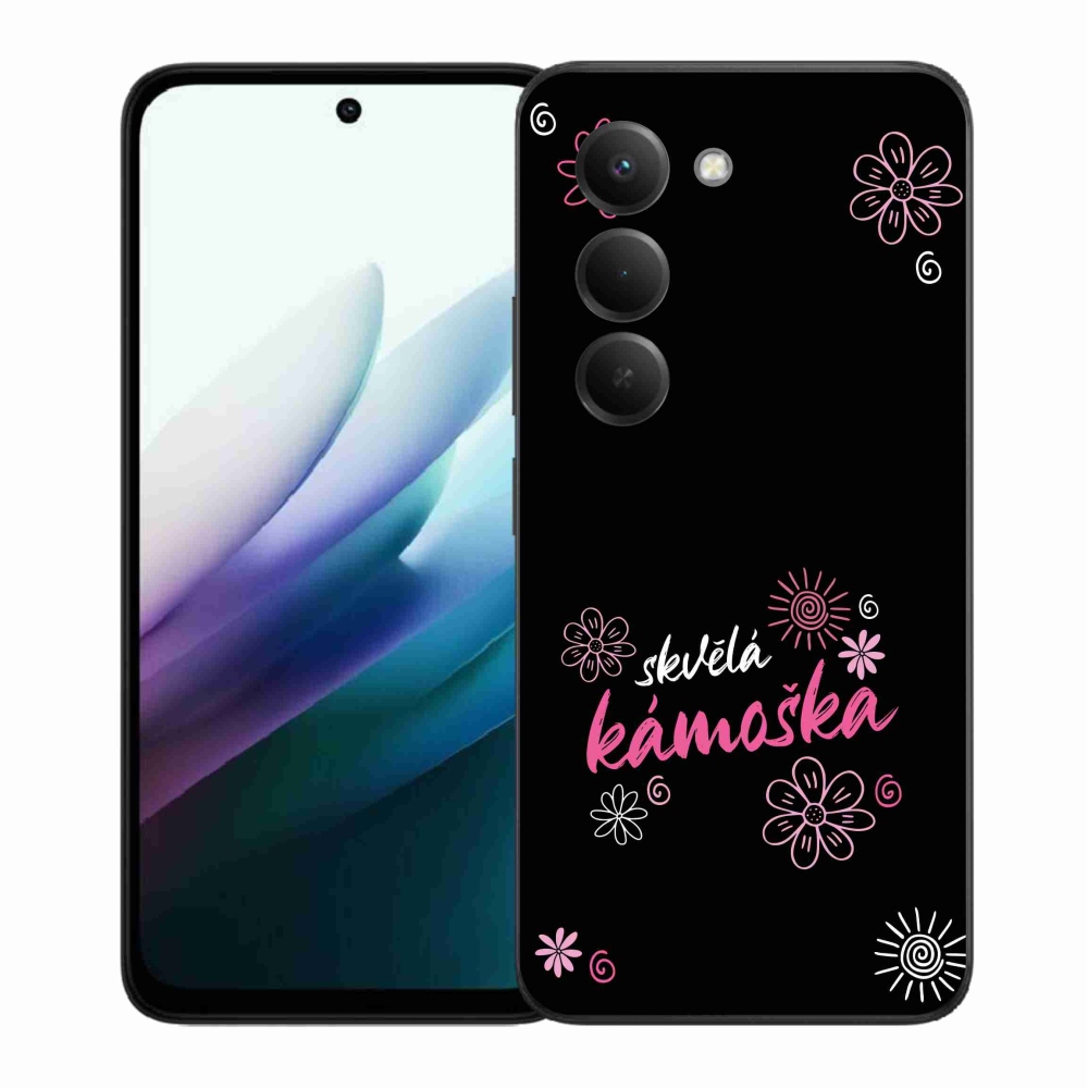 Gelový kryt mmCase na Xiaomi Redmi 15 4G/5G (171mm) - skvělá kámoška černé pozadí