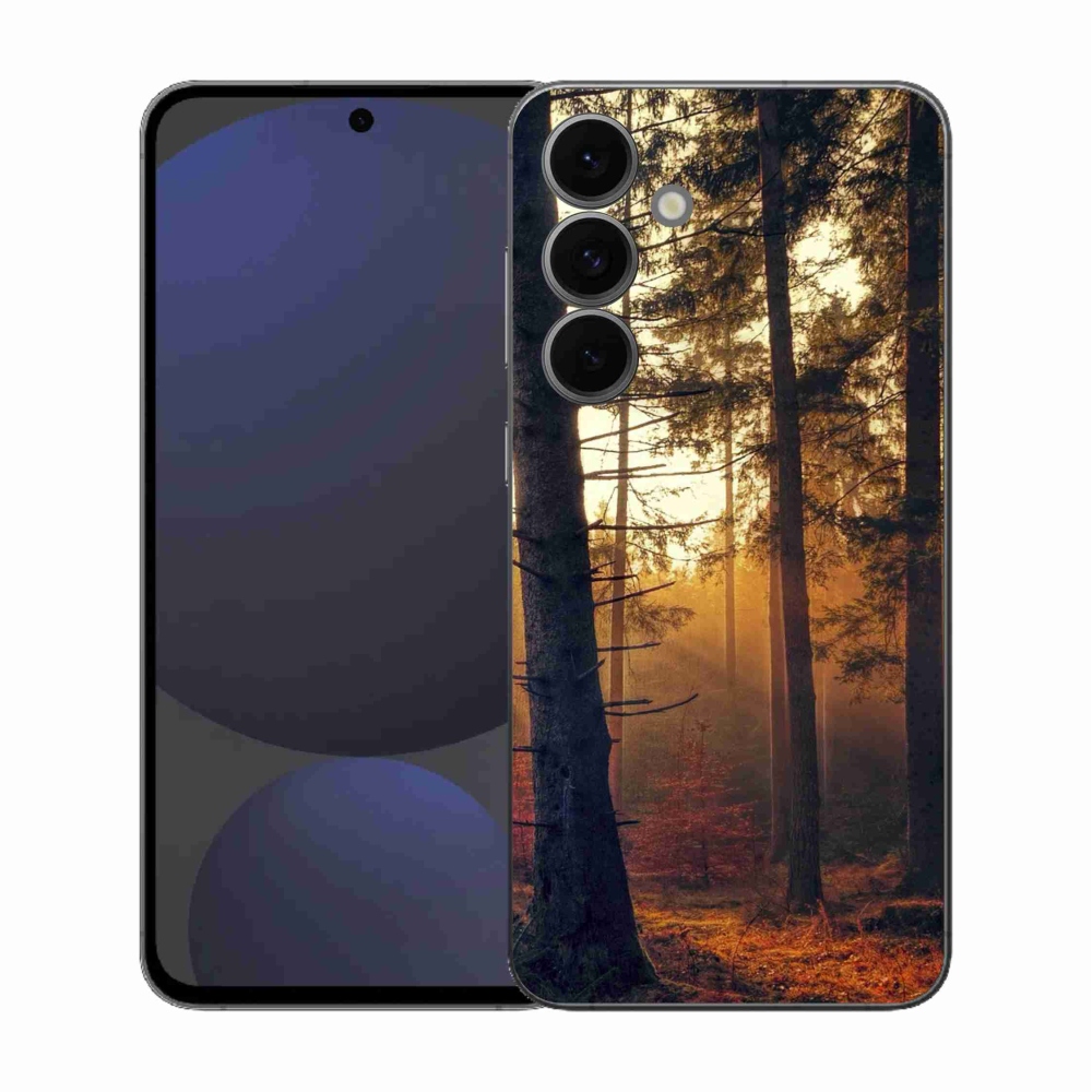 Gelový kryt mmCase na Samsung Galaxy S25 FE - les