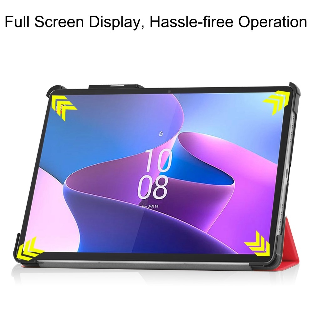 Case chytré zavírací pouzdro na Lenovo Tab P11 Pro (2.Gen) - červené