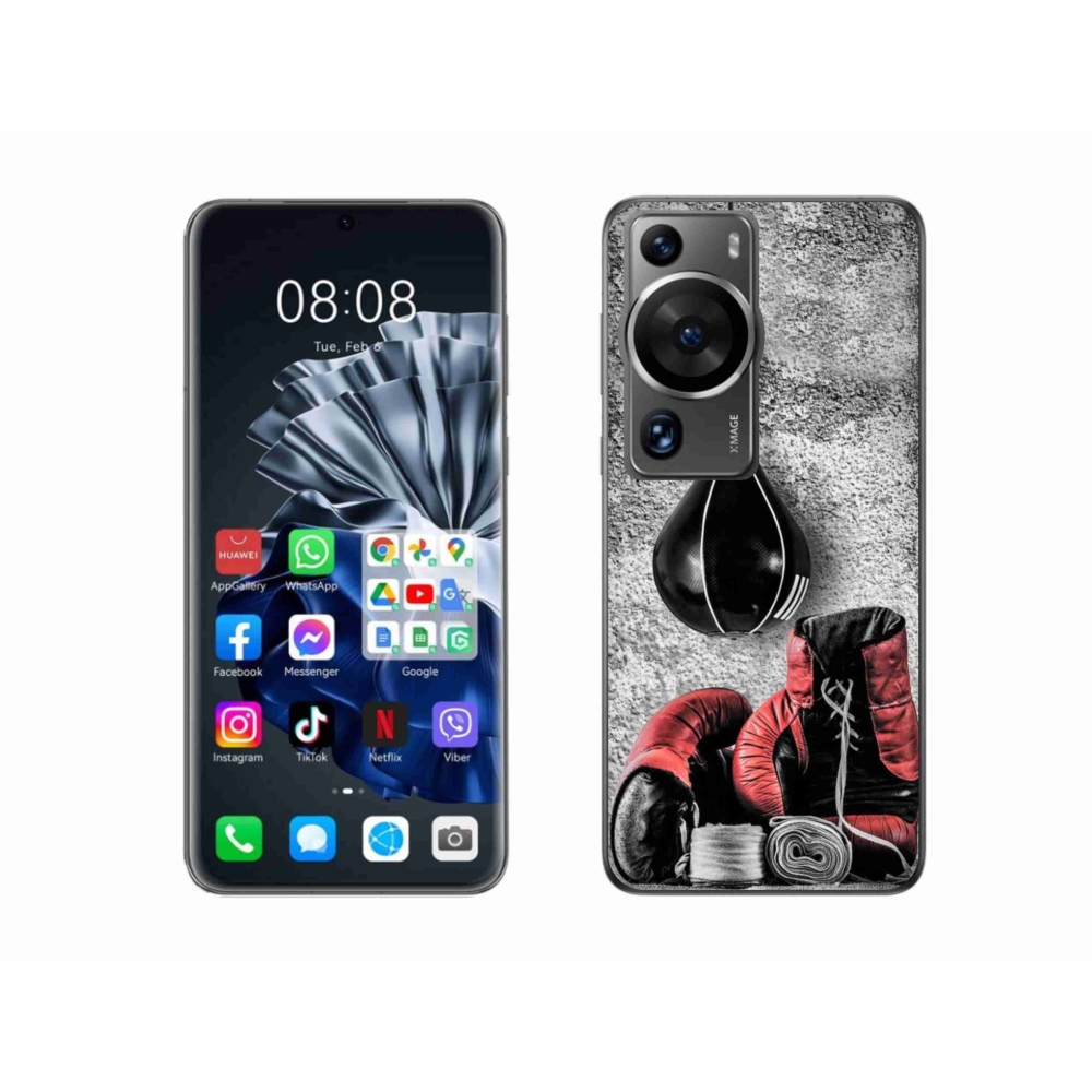 Gelový kryt mmCase na Huawei P60 Pro - boxovací pytel a rukavice