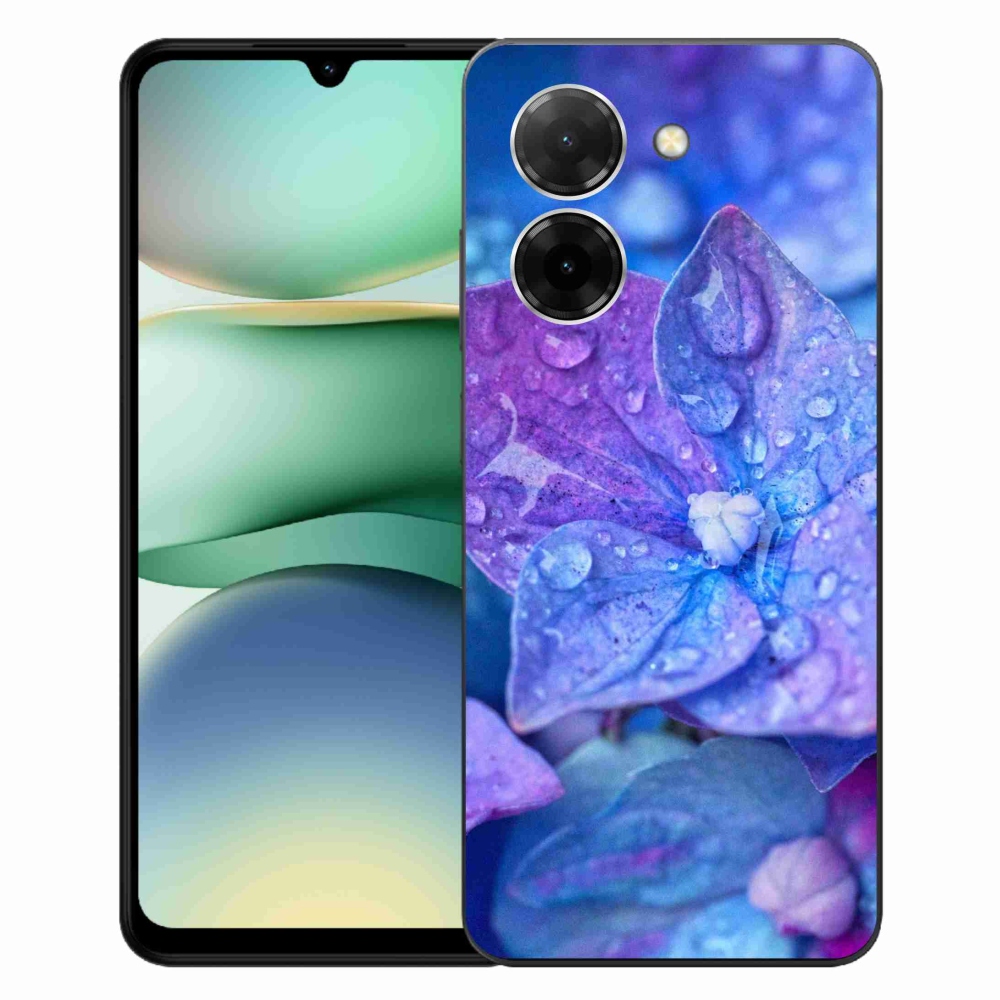 Gelový kryt mmCase na Xiaomi Redmi A5 (173.45x79.35x8.45mm) - fialový květ