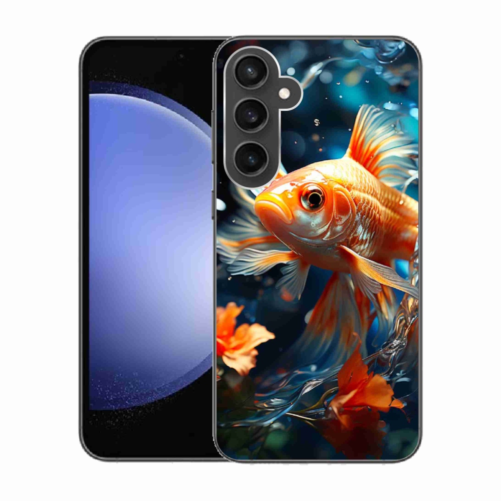 Gelový kryt mmCase na Samsung Galaxy S23 FE - rybka