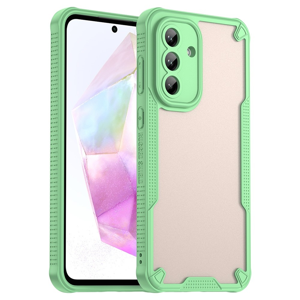 Frosted odolný kryt na Samsung Galaxy A56 5G - zelený