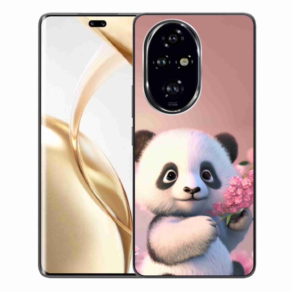 Gelový kryt mmCase na Honor 200 Pro 5G - roztomilá panda