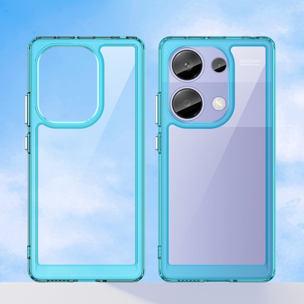 Gelový obal s pevnými zády pro Xiaomi Redmi Note 13 Pro 4G/Poco M6 Pro - světlemodrý