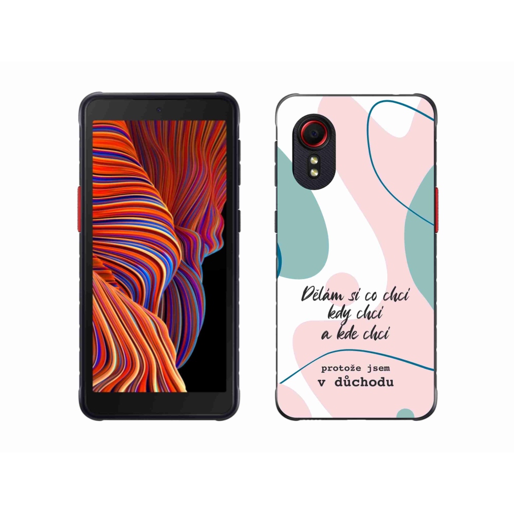 Gelový kryt mmCase na Samsung Galaxy Xcover 5 - vtipný text 10 bílé pozadí