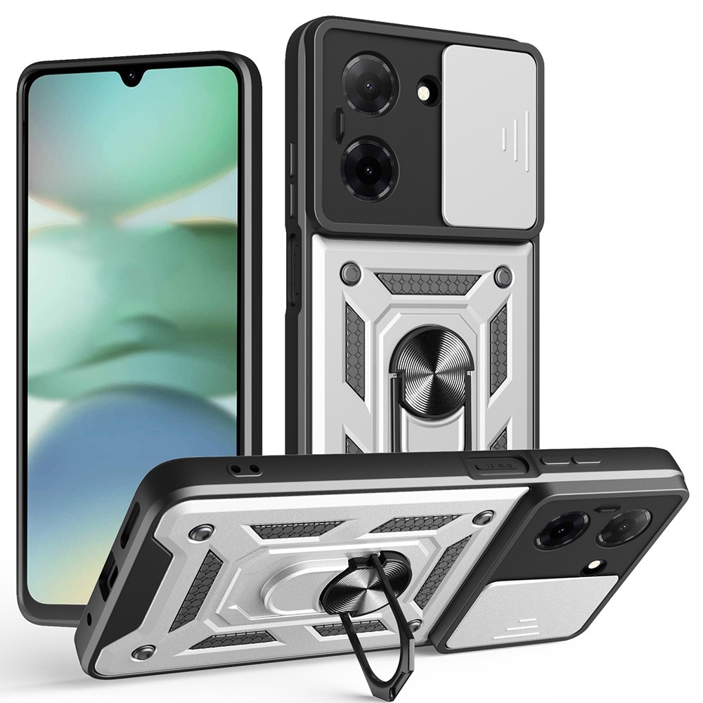 Slide odolný kryt na Xiaomi Redmi A5 (173.45x79.35x8.45mm) - stříbrný