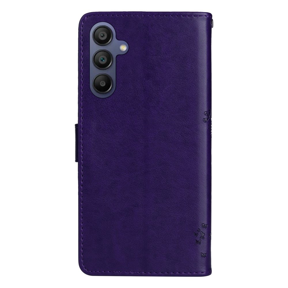 Trees knížkové pouzdro na Samsung Galaxy A16 4G/5G/A26 5G - tmavěfialové