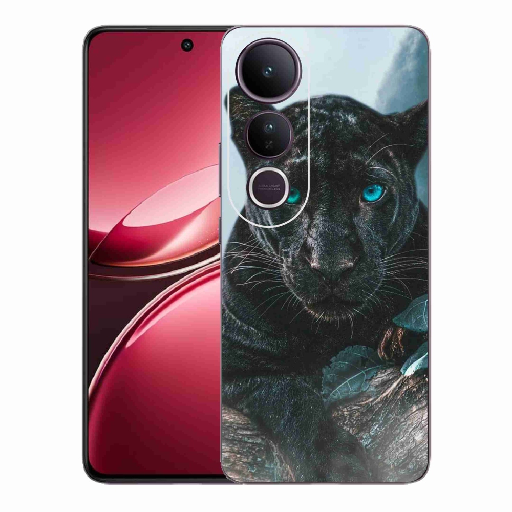 Gelový kryt mmCase na Vivo V50 Lite 4G/5G - černý panter