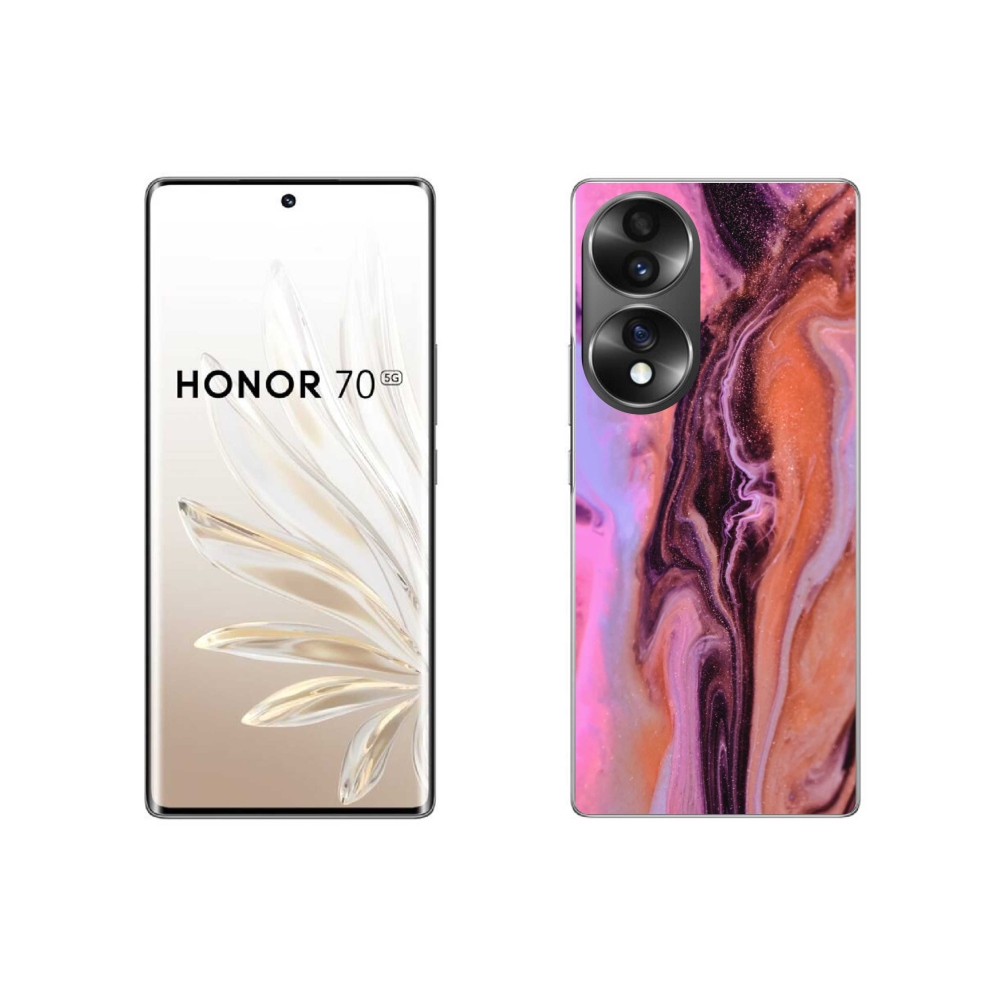 Gelový kryt mmCase na Honor 70 - abstrakt 26
