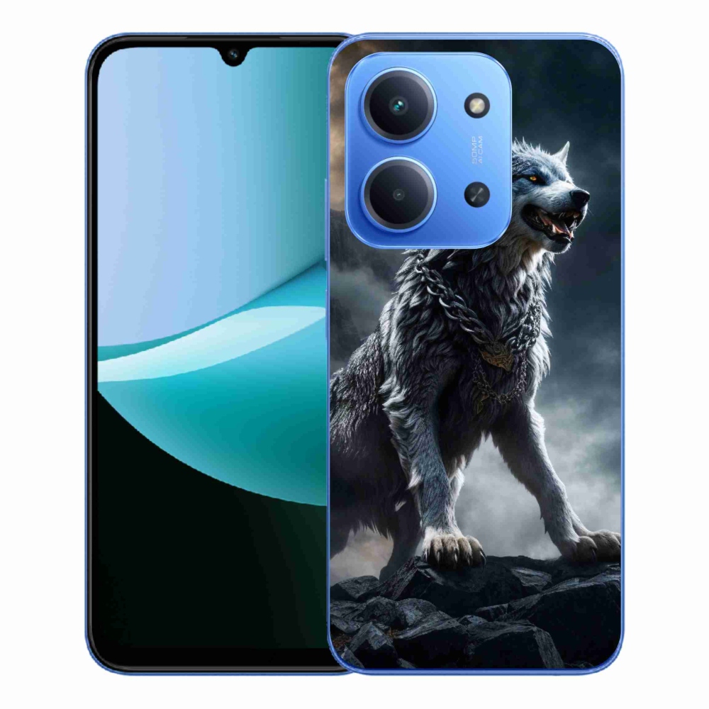 Gelový kryt mmCase na Xiaomi Redmi 15C 4G/5G (173mm) - vlk 1