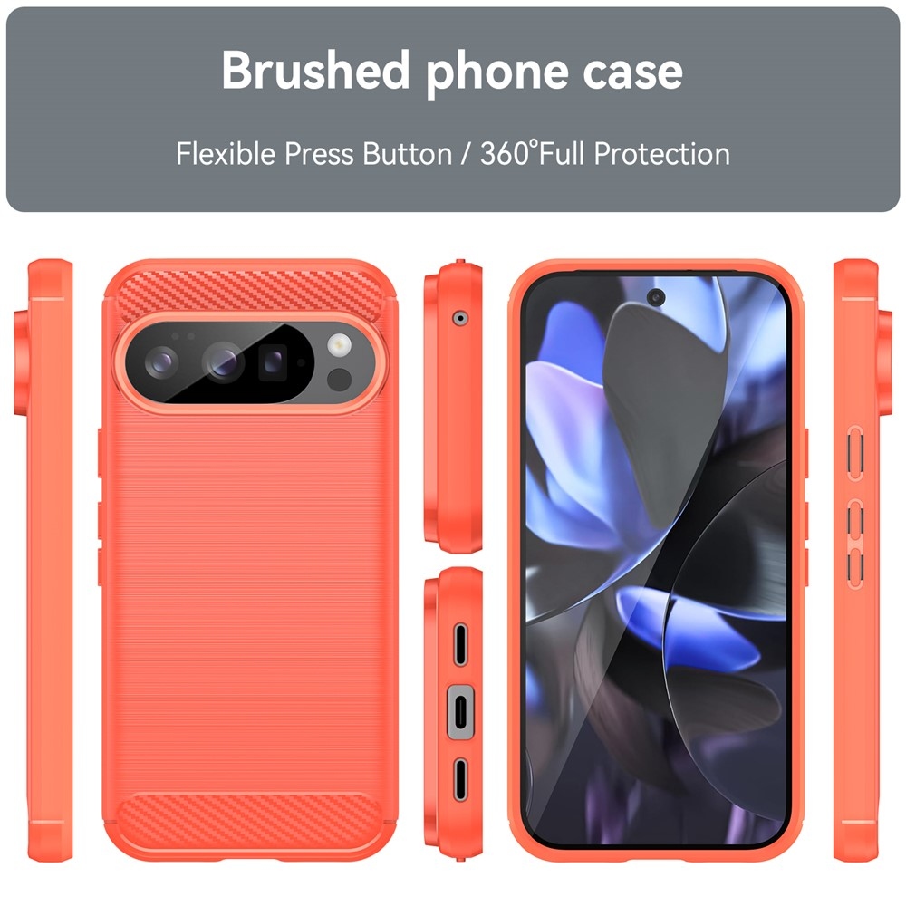 Carbon odolný gelový obal na Google Pixel 10 Pro/Pixel 10 - červený
