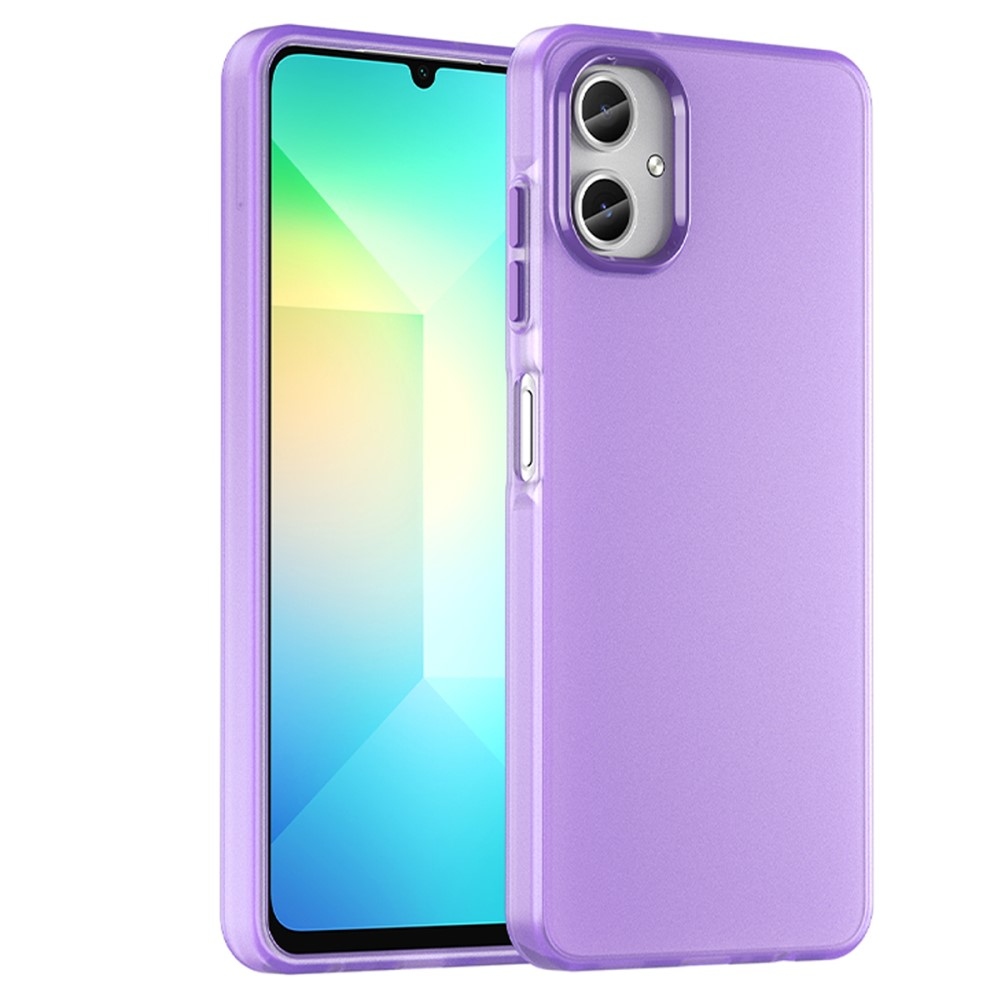 Candys matný gelový obal na Samsung Galaxy A06 4G - fialový