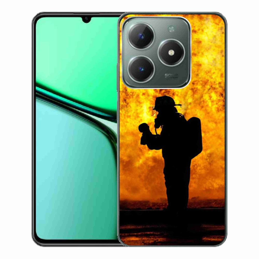 Gelový kryt mmCase na Realme C61 - hasič